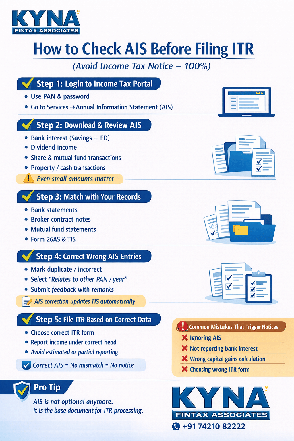 AIS Check before filing