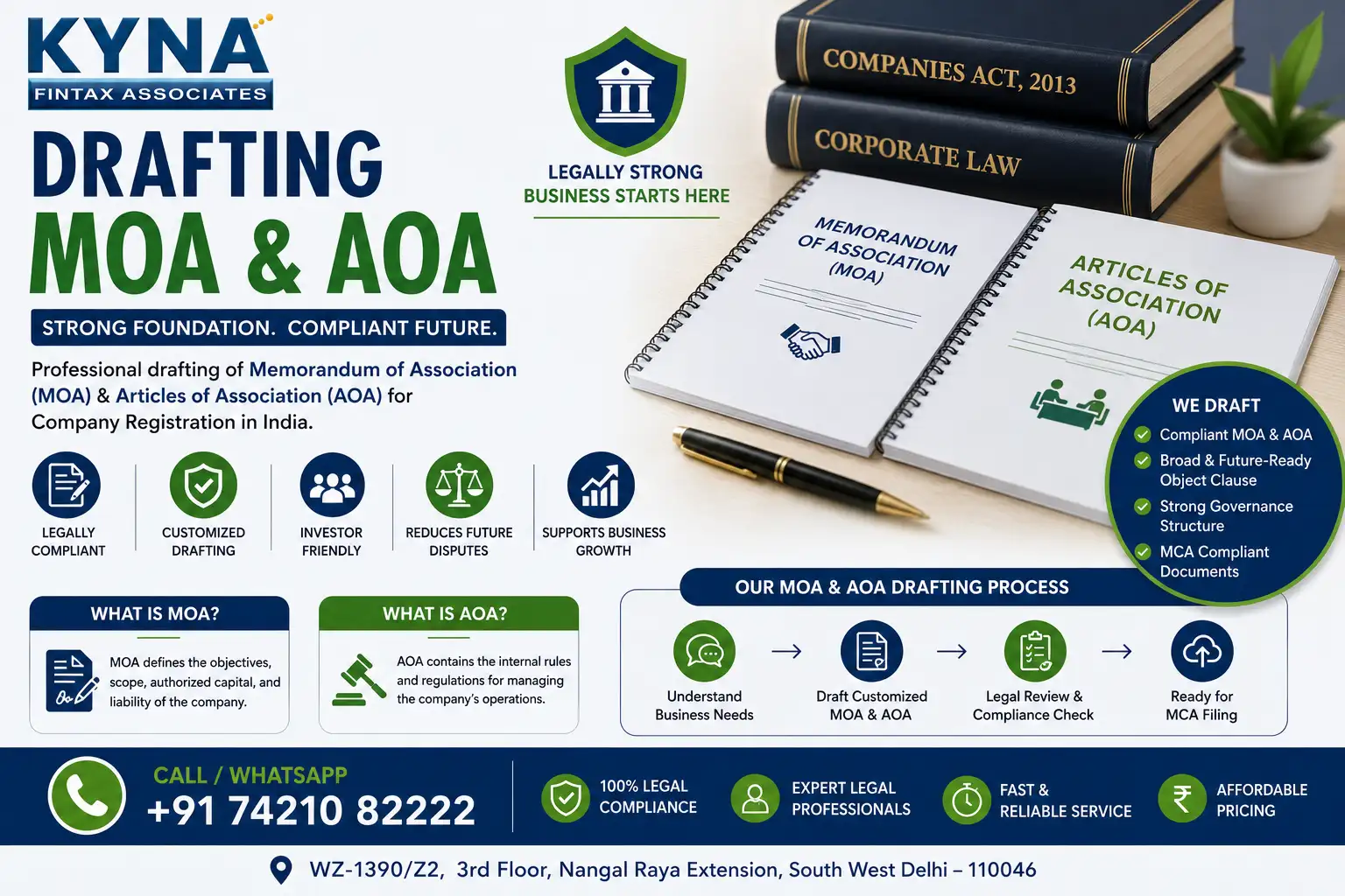 Drafting Moa and aoa service