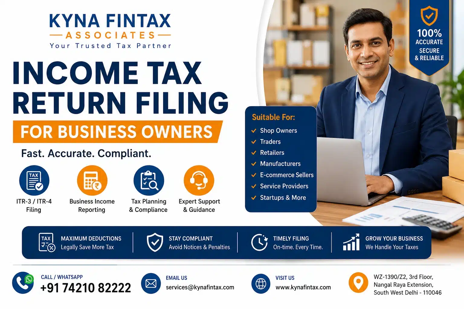 Income Tax Return Filing for Manufacturers