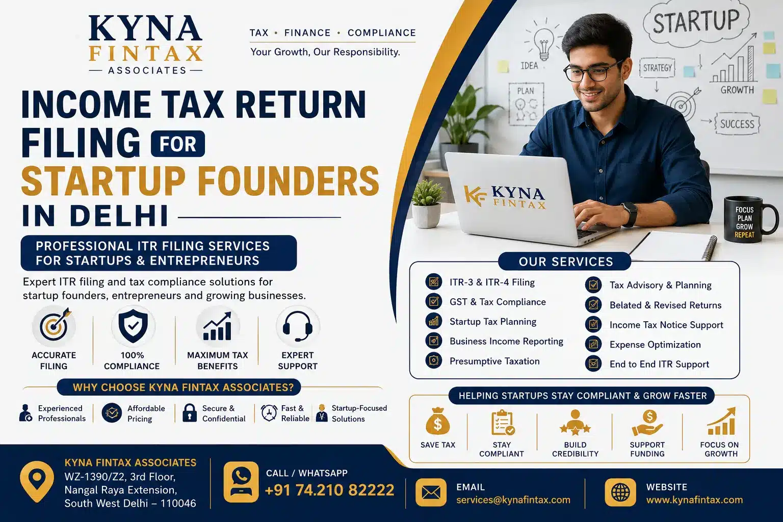 Income Tax Return Filing for startup founders